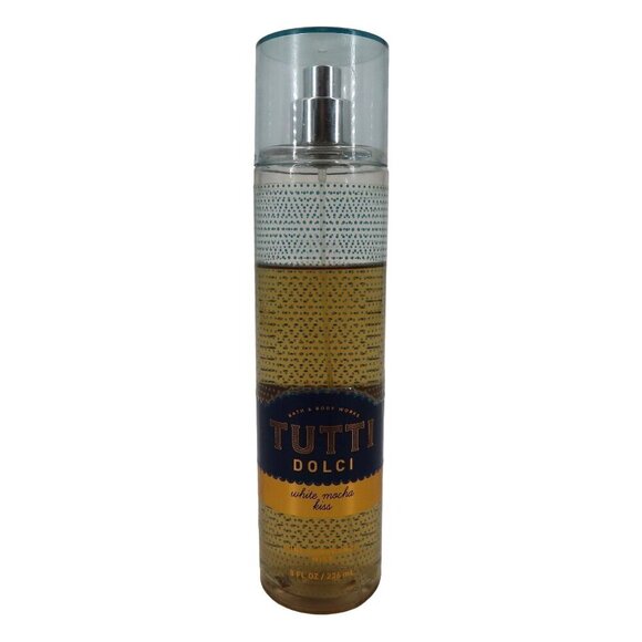 Bath and Body Works Tutti Dolci White Mocha Kiss Fragrance Mist Spray USED - Picture 1 of 6